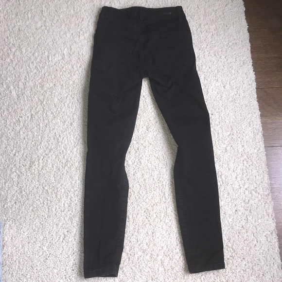 black jeans with rips in knees - Picture 5 of 5